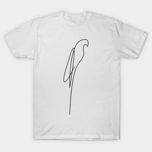 Buddy - single line parrot art T-Shirt